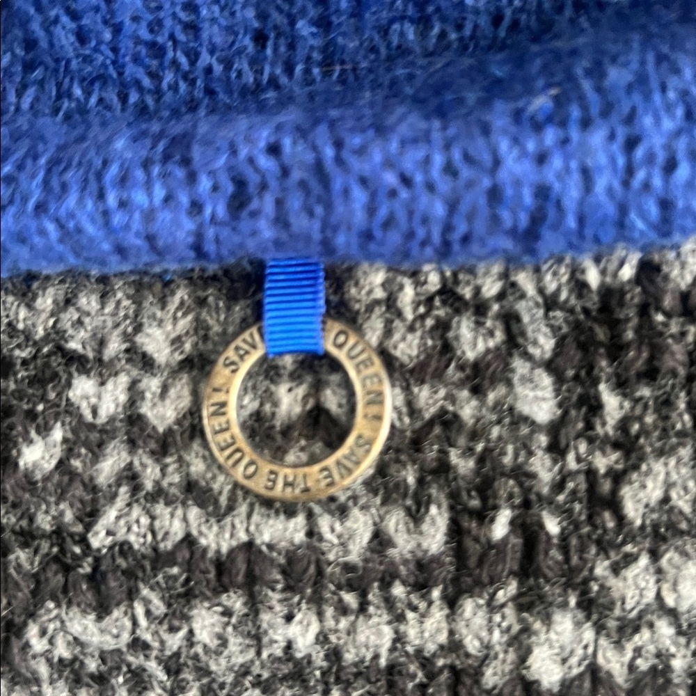 Save the Queen Mohair Blend Y2K Style Cardigan - Picture 14 of 15